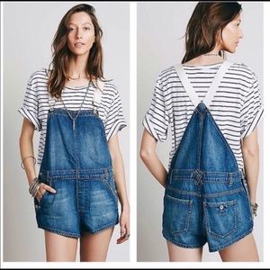 Free People overall shorts